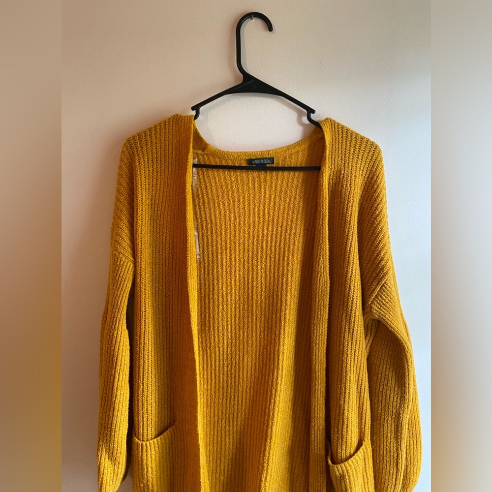 Yellow Cardigan Wild Fable